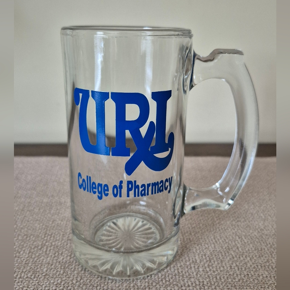 University Of Rhode Island College Of Pharmacy Drinking Mug Glass